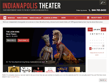 Tablet Screenshot of indianapolis-theater.com